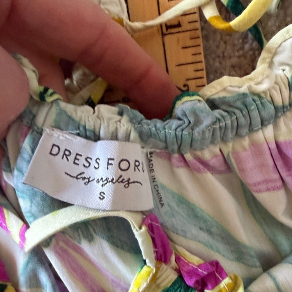 DRESS FORUM Paradise Tropical Print Maxi Dress Size S - Picture 8 of 10